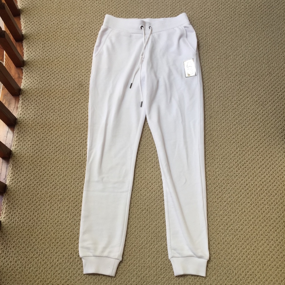 NWT A|X Armani Exchange White Sweatpants